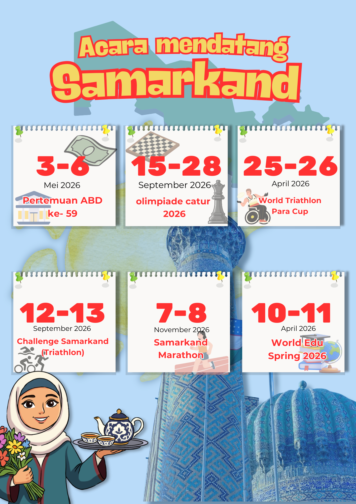 Kalender event Samarkand